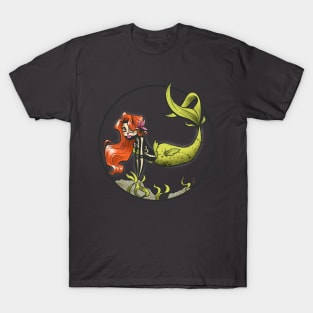 Creepy Cute Halloween Mermaid T-Shirt